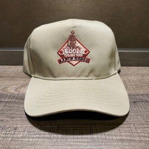 Coors Cowboy Club Ranch Rodeo Edition Beige Snap Back Hat